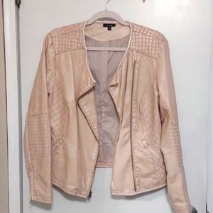 Simulated leather motojacket, medium